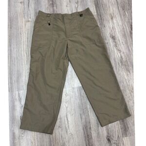 Tilley Size 42 Womens Khaki‎ Casual Cropped Pants Outdoor Hiking